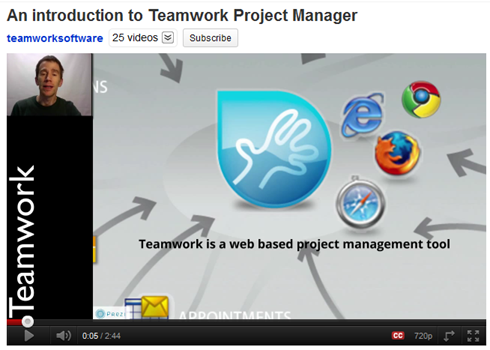 Teamwork Project Manager video intro