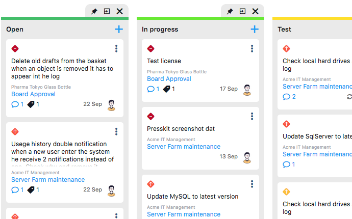 Kanban software for project management