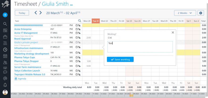 timesheet