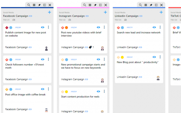 kanban board for marketing agencies