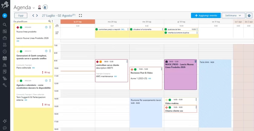 Nueva versión de Twproject – Mi espacio de trabajo semanal: planifica y gestiona tu semana laboral