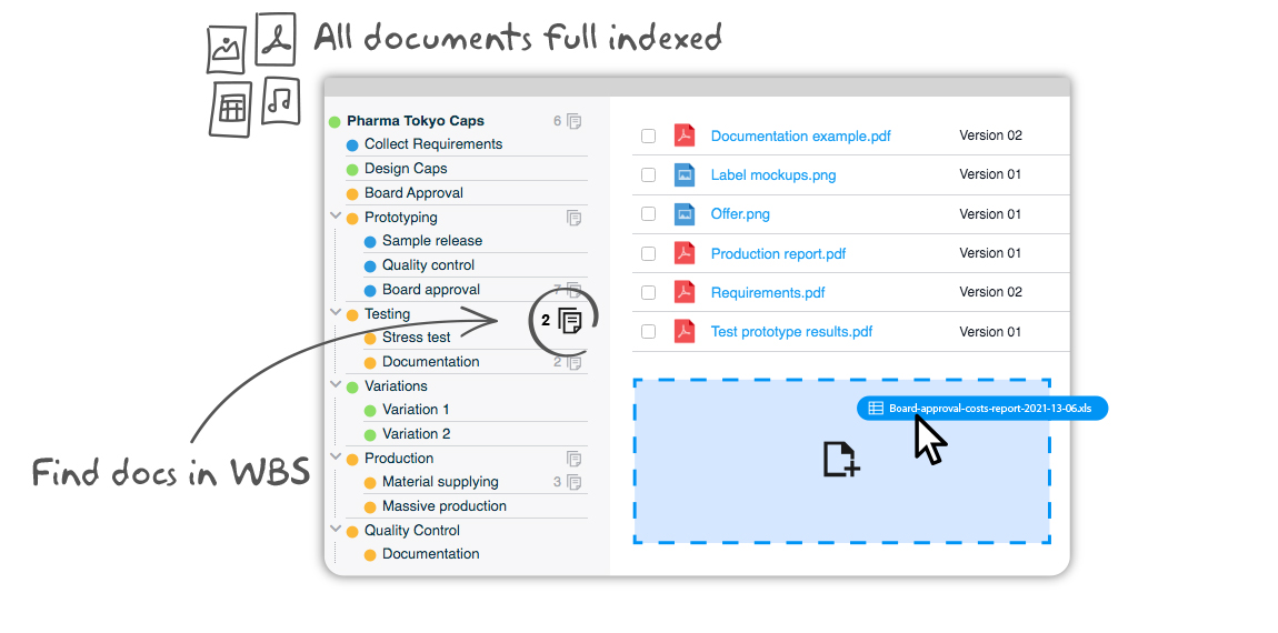 Manage your project documents with Twproject